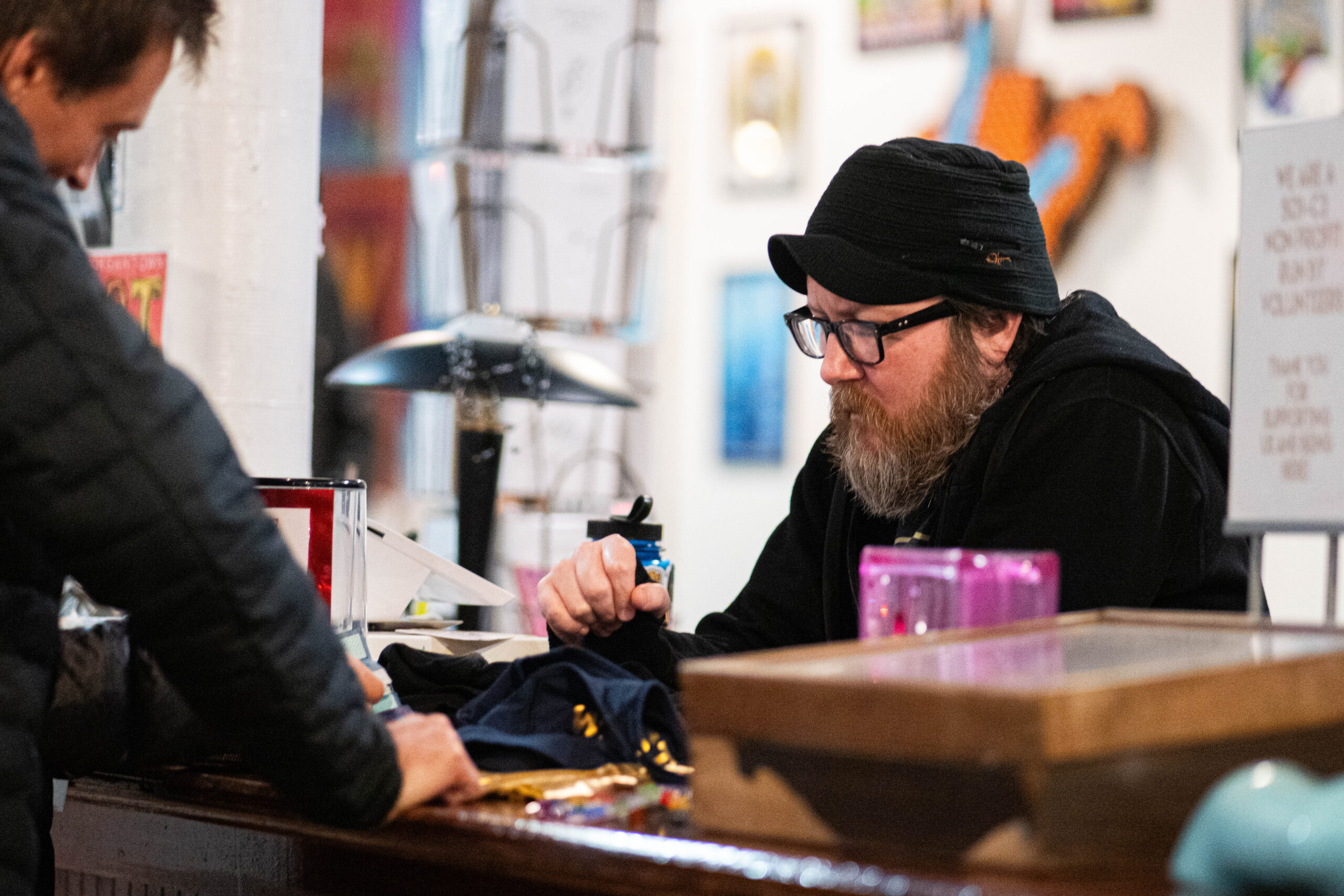 Inaugural arts program brings out artists and patrons